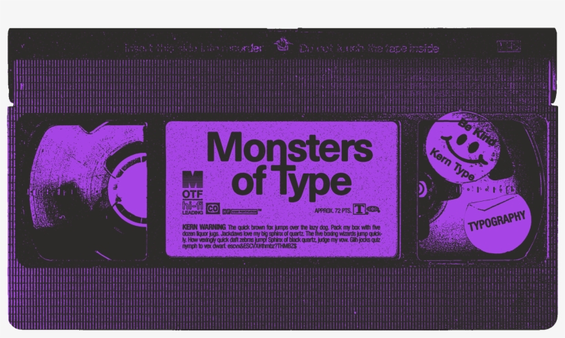 Monsters Of Type Is A Group Of Typographic Aficionados, - Poster, transparent png #2300048