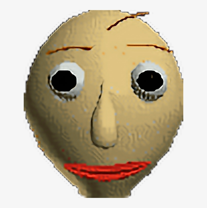 Baldi Basics Education Match Mask Face Emoji Happy - Baldi Face, transparent png #2300077