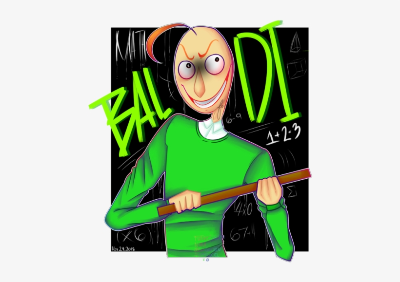 Frisk In Baldi's Basics In Education And Learning, transparent png #2300457