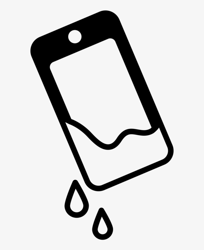 Iphone 5se Water Damage - Water Damage Phone Icon, transparent png #2300511