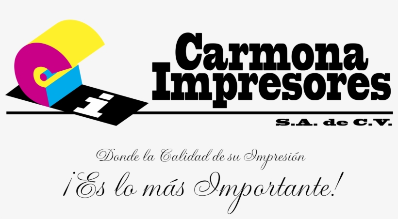 Carmona Impresores Logo Png Transparent - Imprenta Logo Vector, transparent png #2301107
