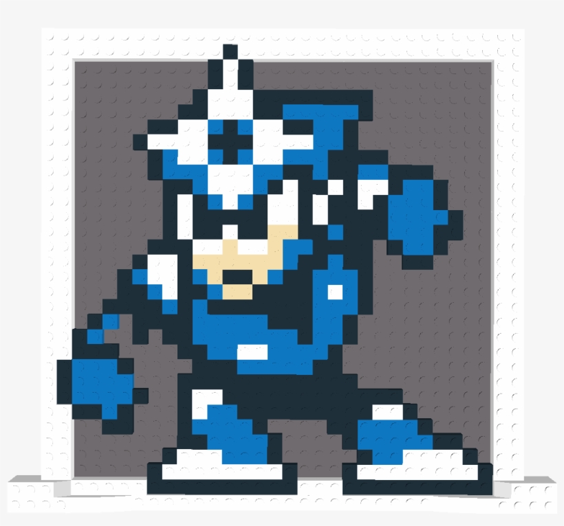 Shadow Man - Megaman 4 Bosses Perler Beads, transparent png #2301190