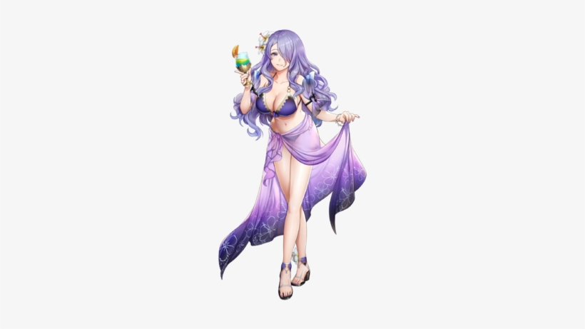 Camilla Tropical Beauty Face - Fire Emblem Heroes Summer, transparent png #2301694