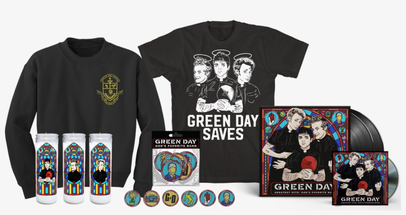 Bundle-cover - Green Day - Greatest Hits: God's Favorite Band (music, transparent png #2302036