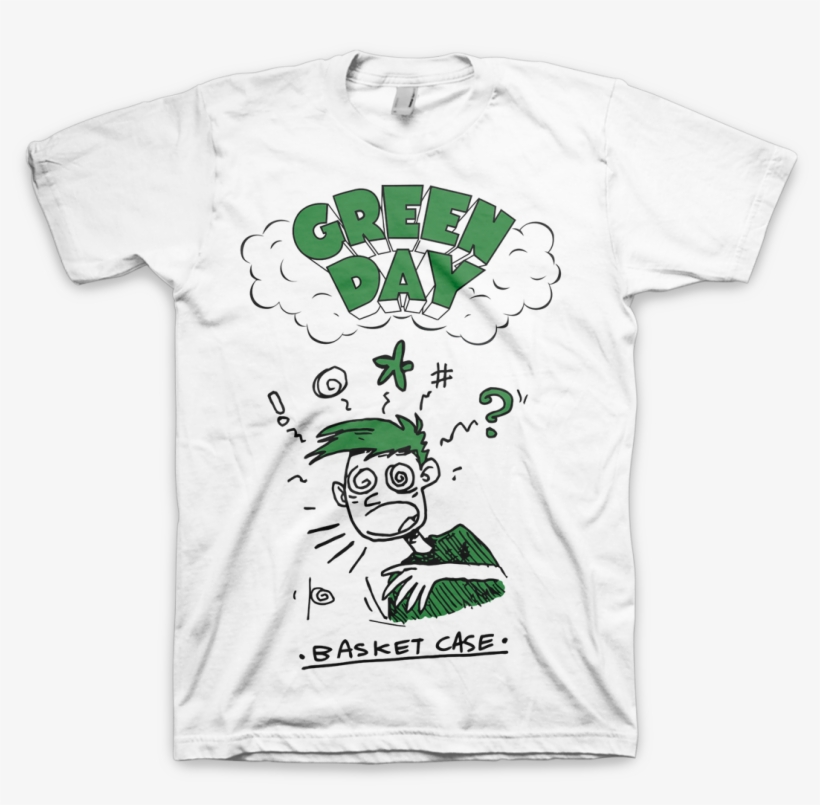 Basket Case T-shirt Green Day Store - T Shirt, transparent png #2302100