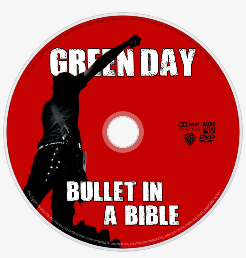 Bullet In A Bible Dvd Disc Image - Green Day Bullet In A Bible Dvd, transparent png #2302119