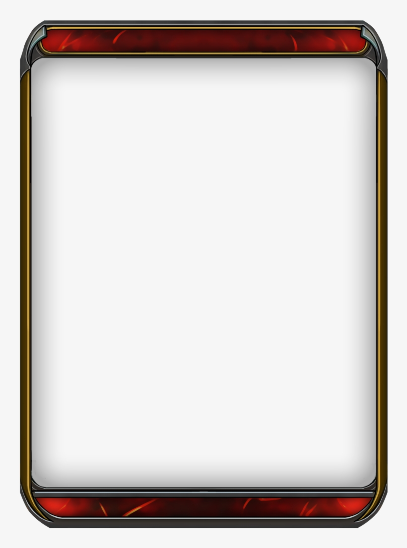 Free Template Blank Trading Card Template Large Size - Trading Card Templates Blank, transparent png #2302165