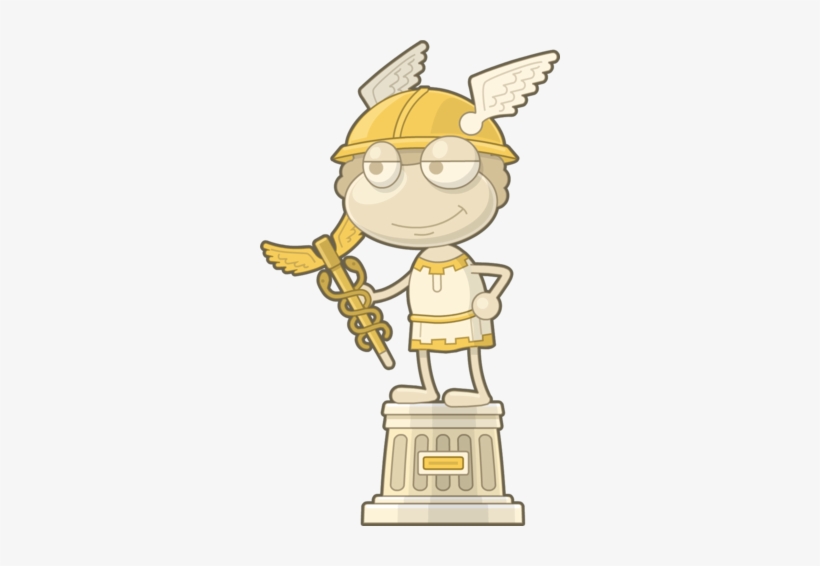 Hermesstatue - Poptropica Mythology Gods, transparent png #2302166