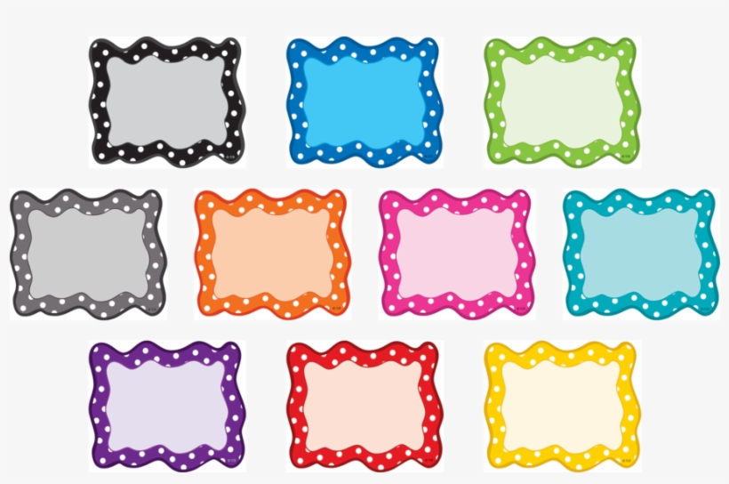 Tcr 3098 Polka Dot Blank Card Mini Cutout - Teacher Created Resources Tcr3098 Polka Dots Blank, transparent png #2302216