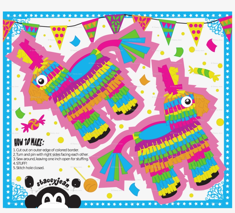 24" X 24" Pinata Cut & Sew Pillow Doll Fabric, transparent png #2302337