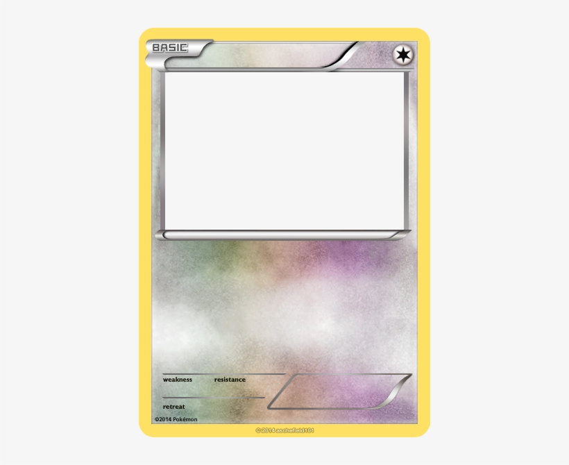 Pokemon Blank Card Template 48746 - Stock Photography - Free Transparent PN...