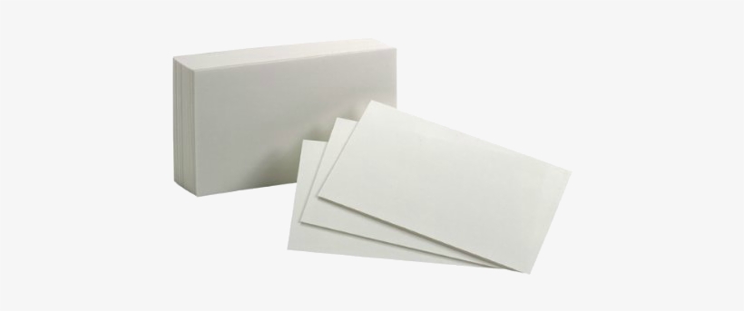 Sources - - Blank Flash Cards White, transparent png #2302517