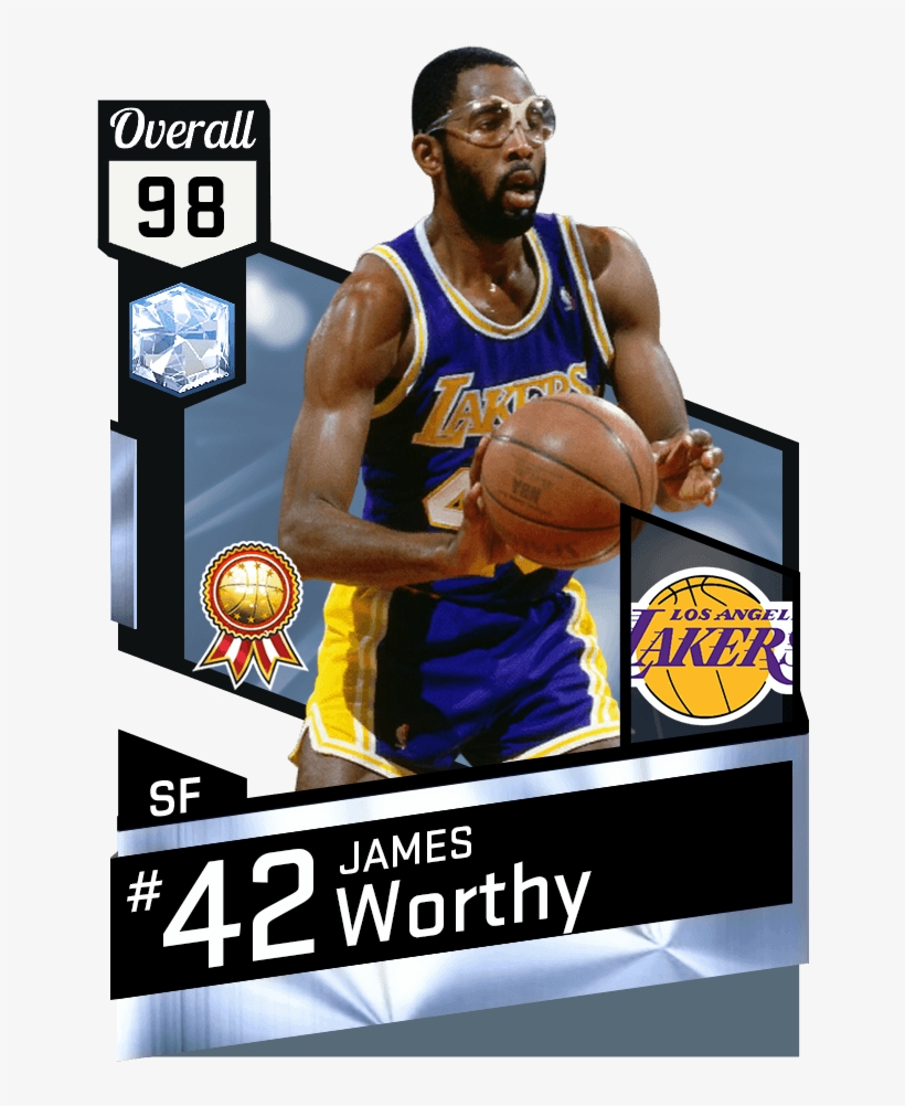 Diamond James Worthy And Ruby Chris Paul - Mike Conley In Nba 2k17, transparent png #2302657