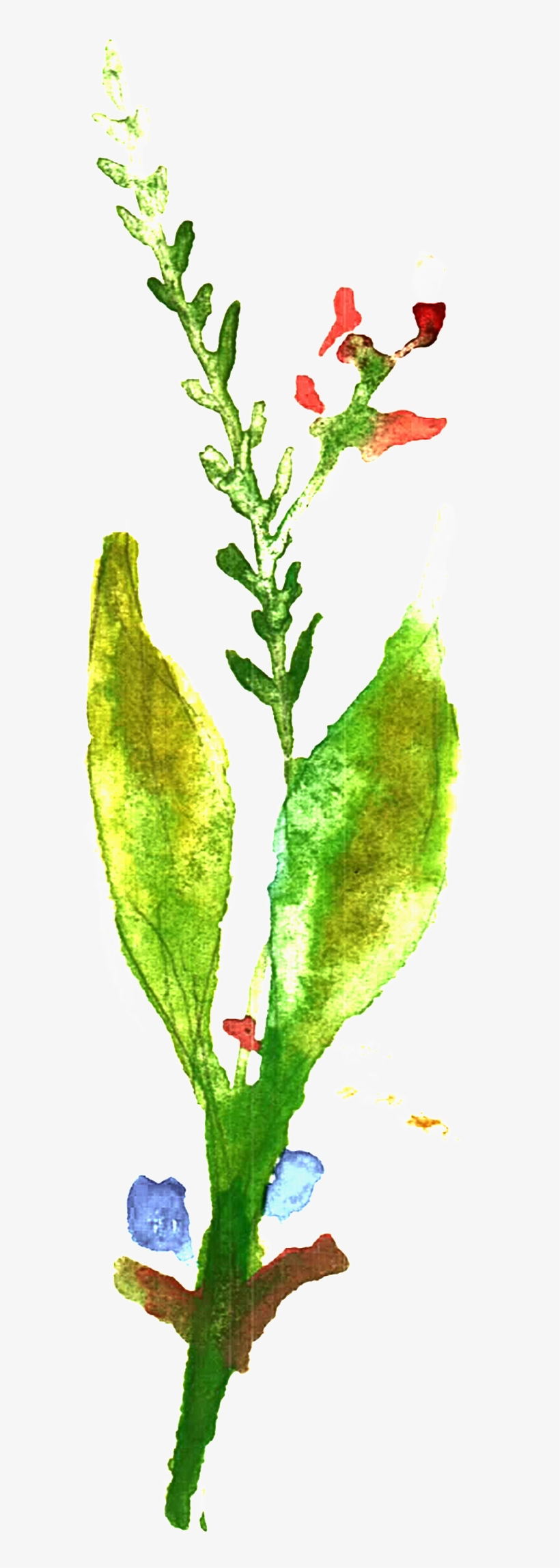 Ice Blue Mosaic Transparent Decorative - Watercolor Painting, transparent png #2302658