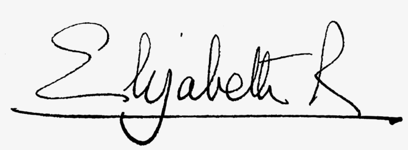 Elizabeth Ii Signature - Queen Elizabeth Ii Signature, transparent png #2302909