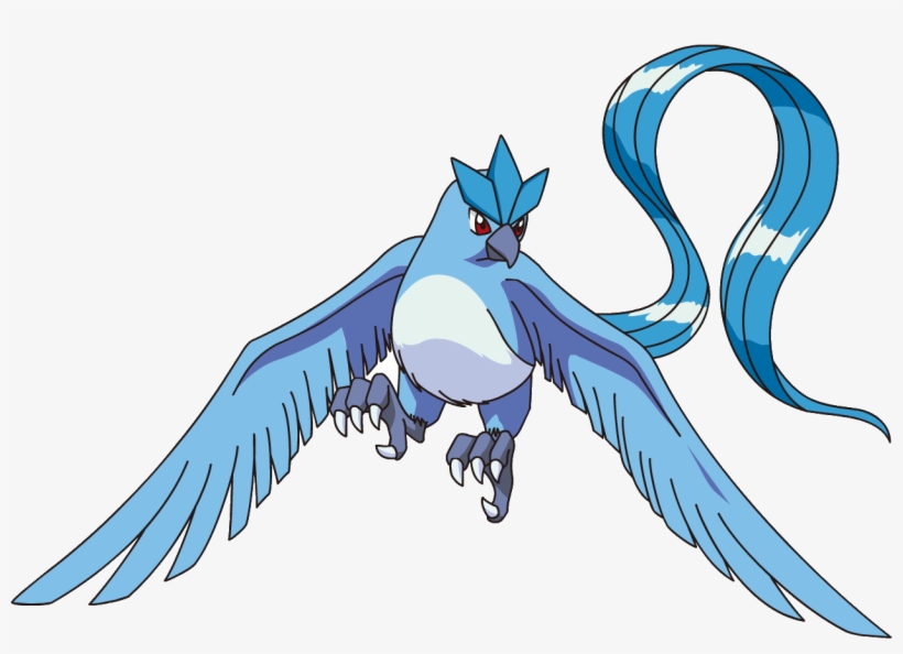 144articuno Ag Anime 2 - Articuno Pokemon Png, transparent png #2302978
