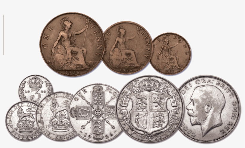 Queen Elizabeth Ii 1926 Birth Year Coin Set - Coin Set Pre Decimal, transparent png #2303099