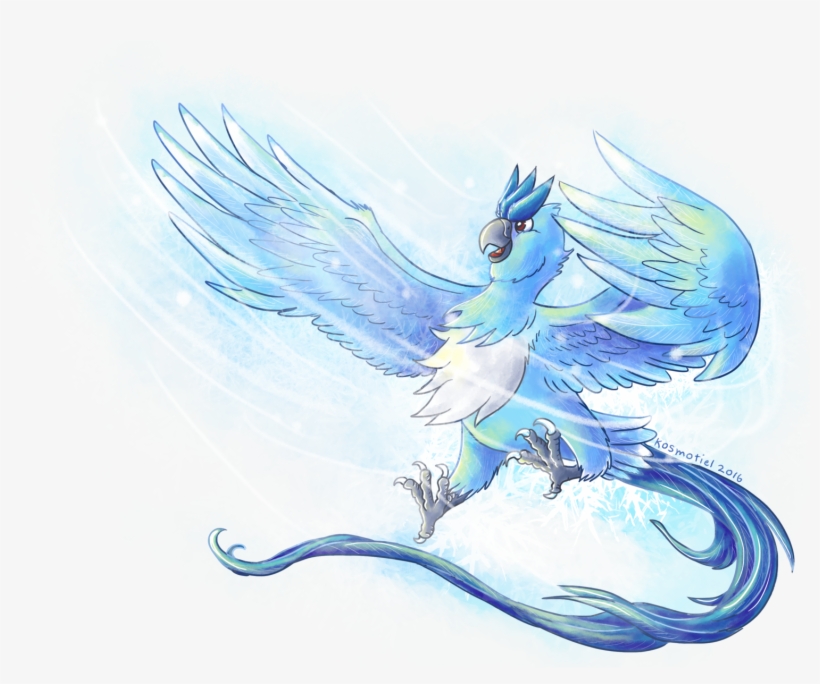 Articuno Used Blizzard By Kosmotiel - Mythical Creature, transparent png #2303268