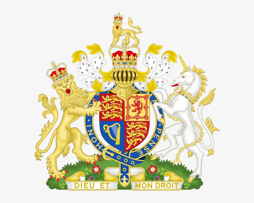 Queen Elizabeth Ii Opens A Hospital - British Coat Of Arms, transparent png #2303285