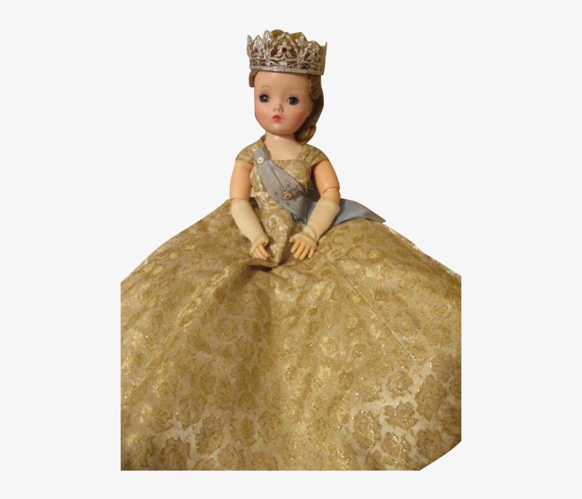 Vintage Madame Alexander Cissy Doll As Queen Elizabeth - Doll, transparent png #2303328