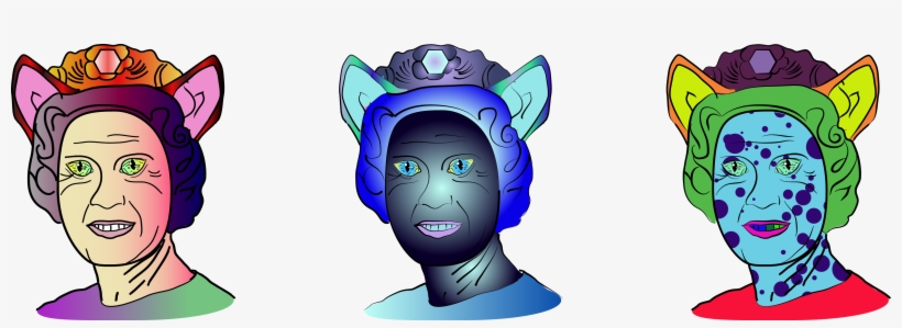 Djlavelle Triple Portrait V7 - Cartoon, transparent png #2303578