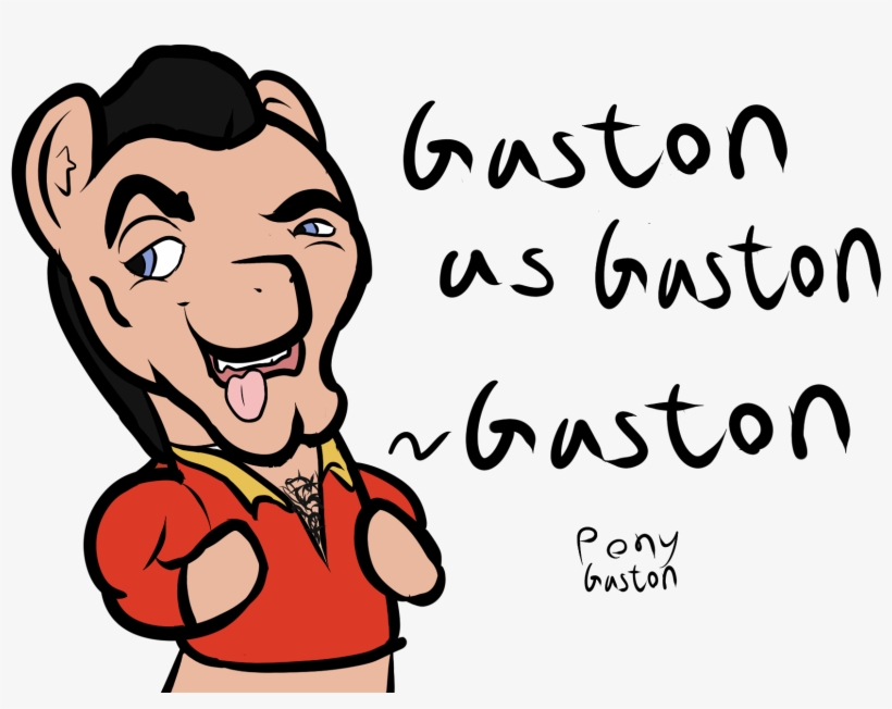 Niksiekins, Beauty And The Beast, Gaston, Ponified, - Cartoon, transparent png #2303661
