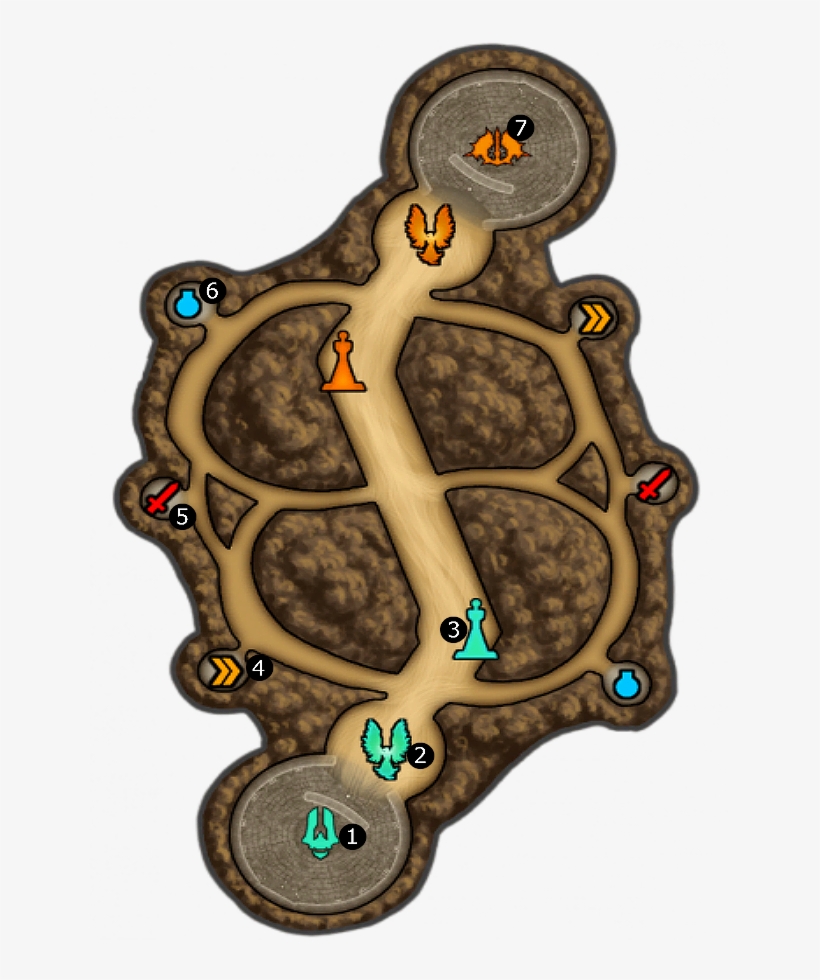 Here's The Old Map - Old Joust Map Smite, transparent png #2303855