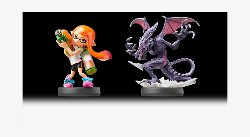 Inkling, Ridley, And Daisy Amiibo Announced - Super Smash Bros Ultimate Amiibos, transparent png #2304486