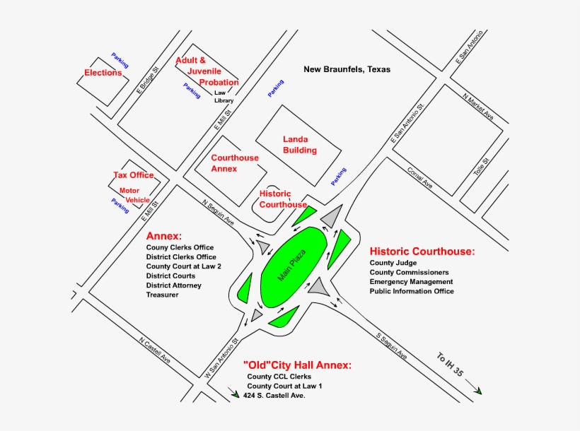 To Get To The Courthouse, Take The Lake Mcqueeney Exit Texas Free