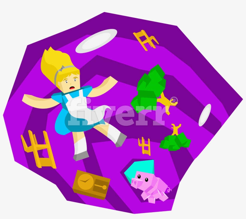 Alice And The Ruby Queen Squared: Minecraft Fairy Tales, transparent png #2304717