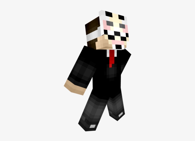 Clip Art Black And White Anonymous Girl Ver On Desc - Hacker Minecraft Png, transparent png #2304740