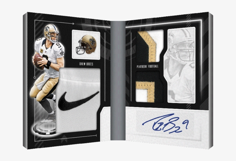 Panini America 2016 Playbook Football Drew Brees - 2016 Panini Playbook Football, transparent png #2305077