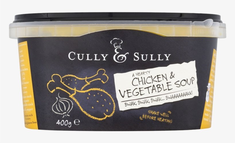 Cully Sully Chicken Vegetable Soup 400g - Cully And Sully Soup, transparent png #2305119