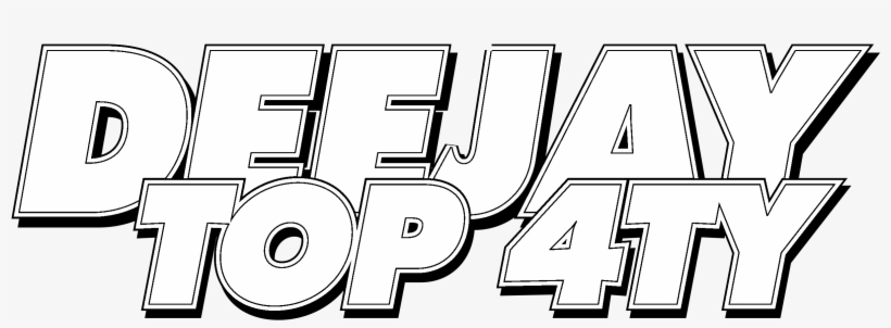 Deejay Top 4ty Logo Black And White - Diagram, transparent png #2305138