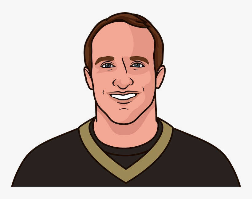 Drew Brees - Touchdown Pass, transparent png #2305141