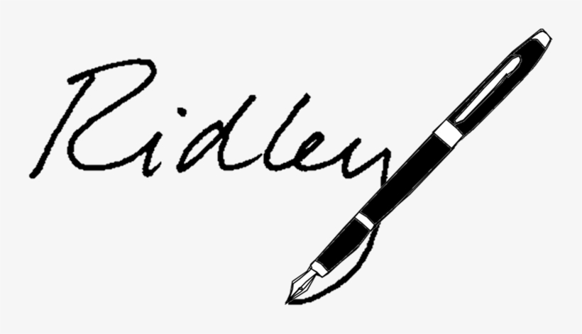 Ridley Signature - Calligraphy, transparent png #2305279