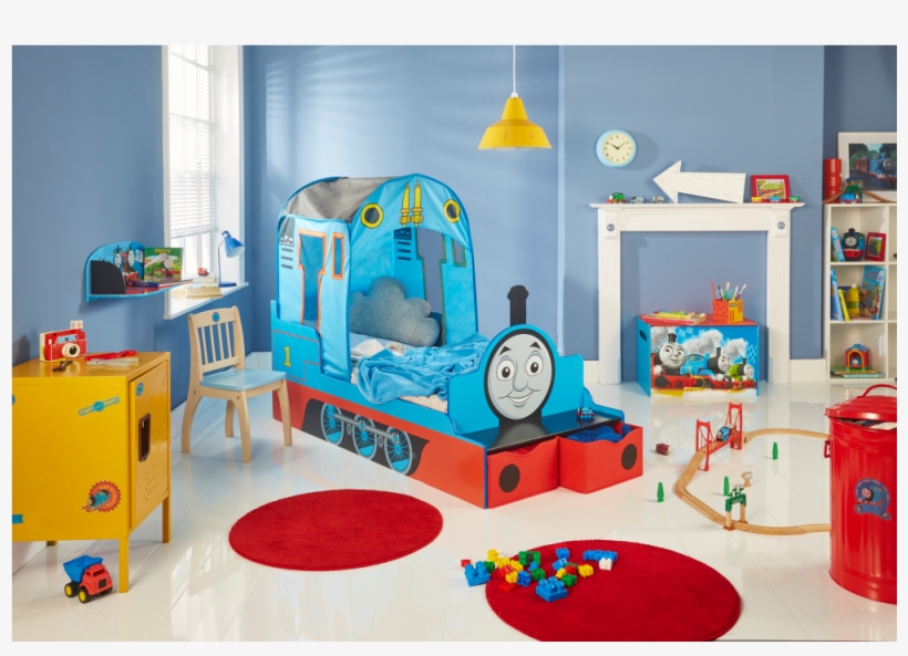 Worlds Apart Thomas The Tank Engine Feature Toddler - Thomas The Tank Engine Feature Toddler Bed, transparent png #2305682