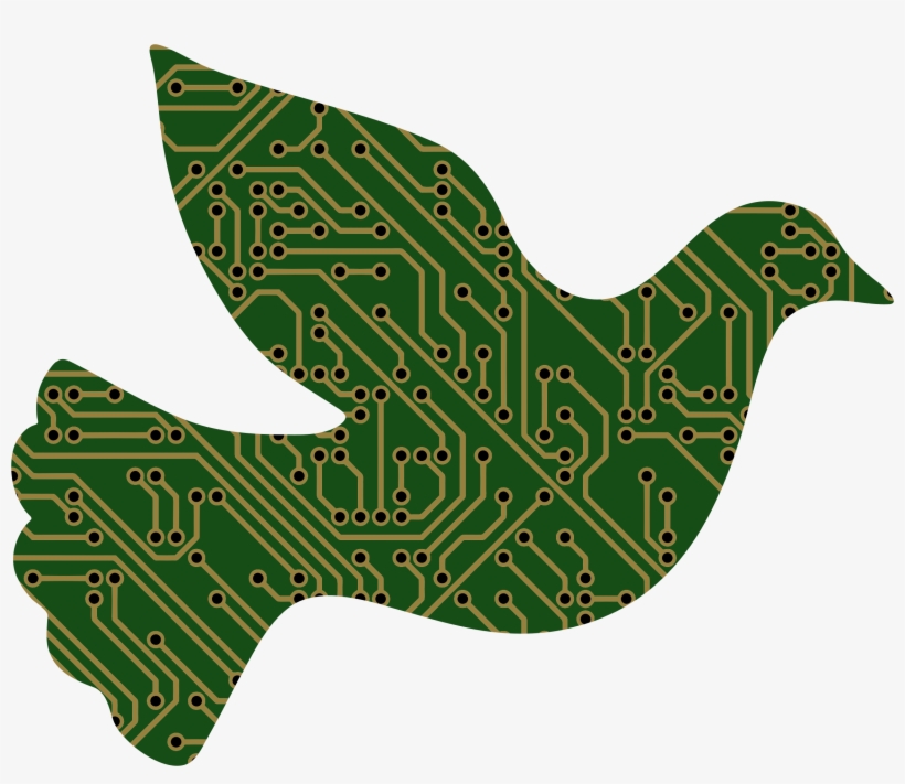 Printed Circuit Boards Computer Icons Integrated Device - Clip Art Purple Dove, transparent png #2305812