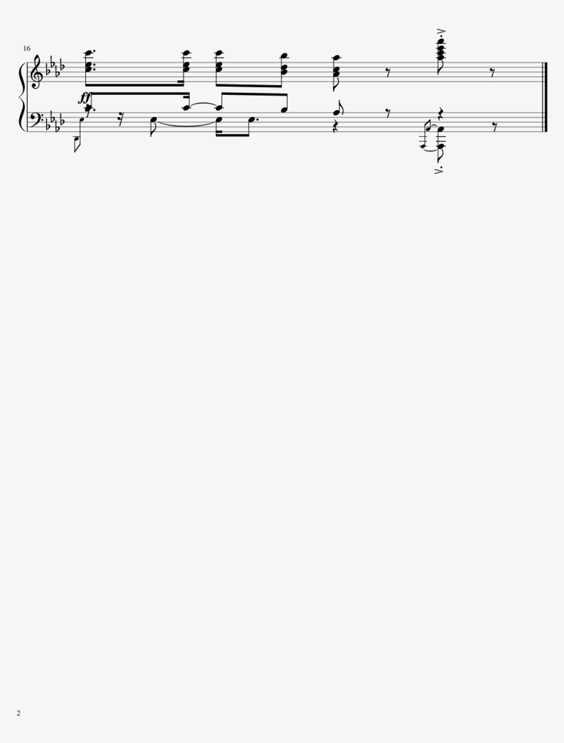 Thomas The Tank Engine Sheet Music Composed By Re-noted - Evanescence, transparent png #2305858