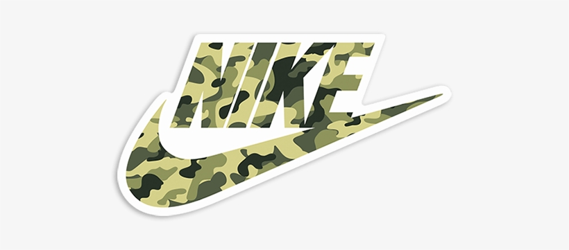 Logo Nike Transparente - Camo Nike Sign, transparent png #2306283