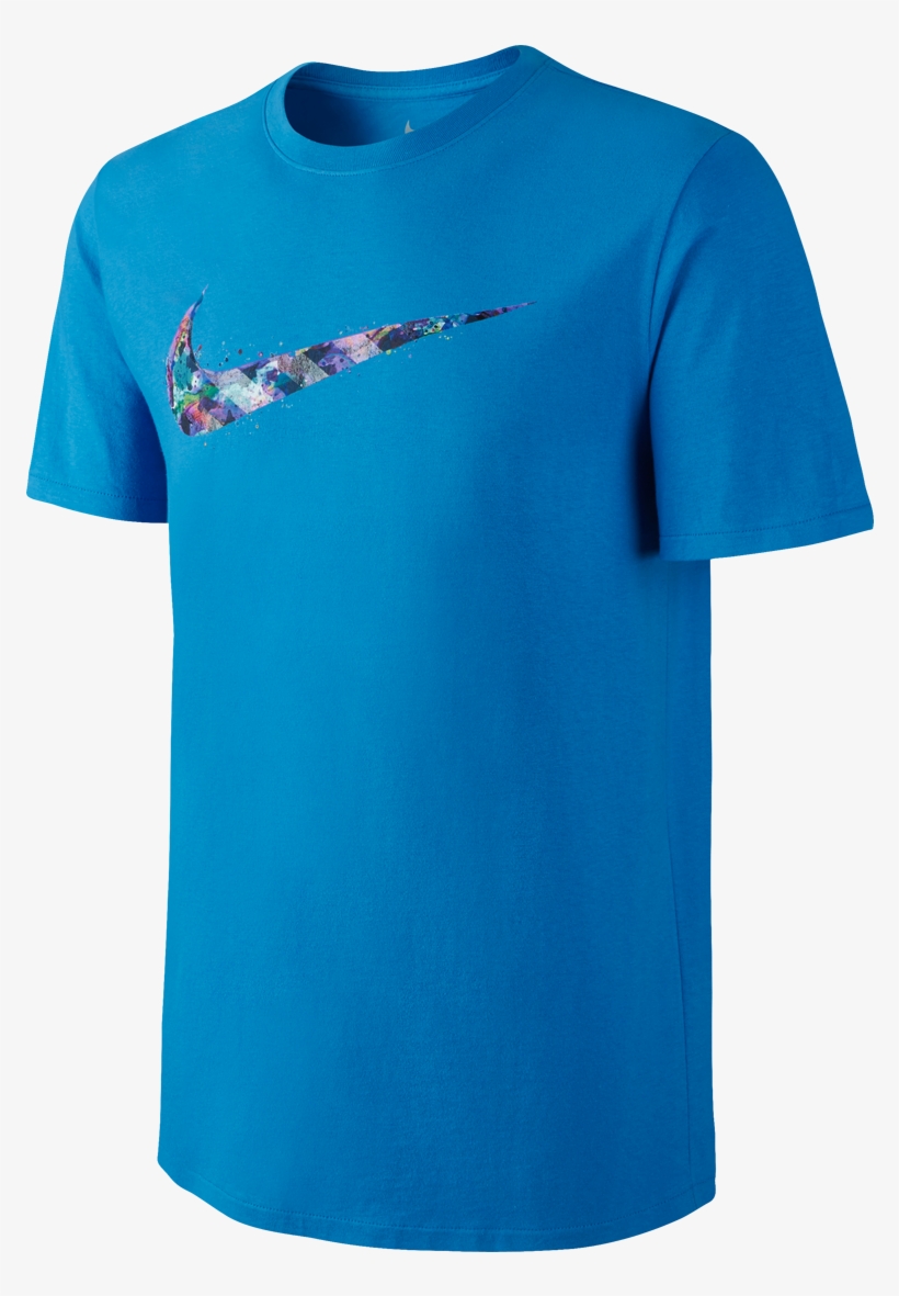 As Nike Tee Watercolor Swoosh 666420 - Polo Barcelone 2016, transparent png #2306735