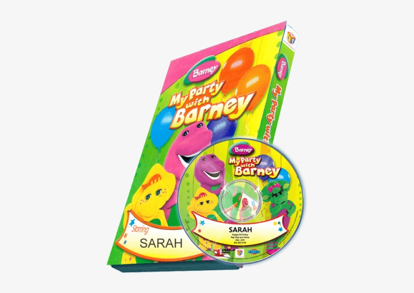 My Party With Barney - Barney Dvd, transparent png #2307184