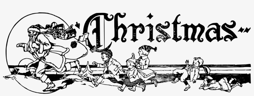 This Free Icons Png Design Of Kids Chase Santa, transparent png #2307376