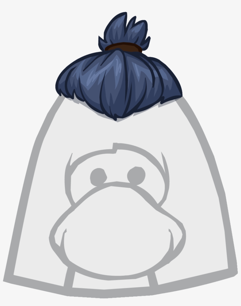 The Top Knot Icon - Club Penguin Top Knot Png, transparent png #2307378