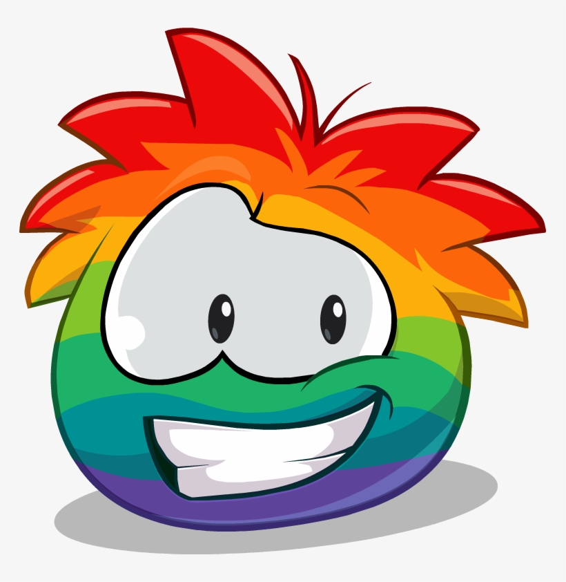 Rainbow Puffle6 - Puffle Arco Iris, transparent png #2308112