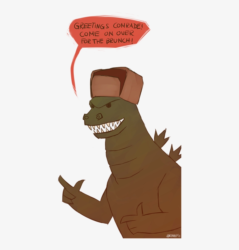 Friendlyrussiangodzilla - Portable Network Graphics, transparent png #2308114