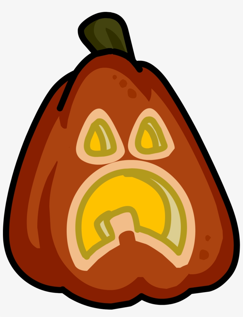 Spooky Jack - Club Penguin Pumpkin, transparent png #2308318