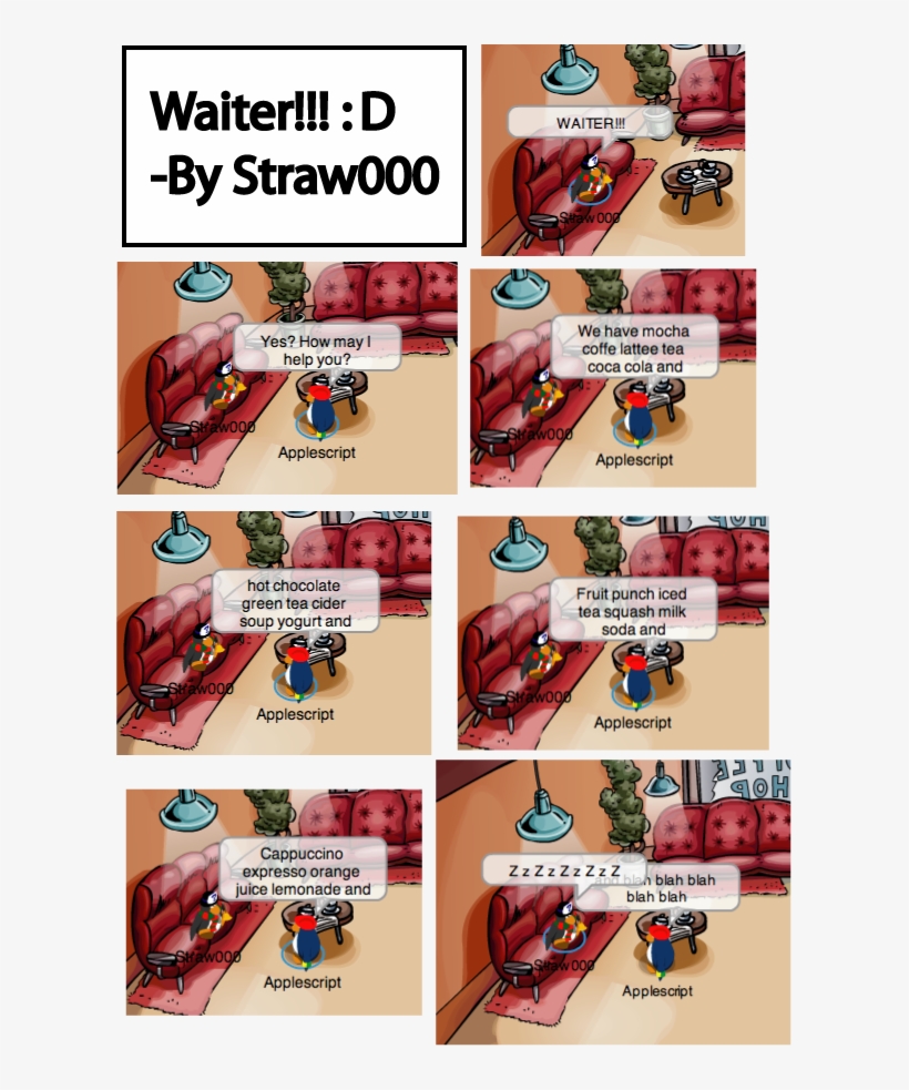 Http - //straw000 - Files - Wordpress - - Club Penguin Coffee Shop, transparent png #2308415