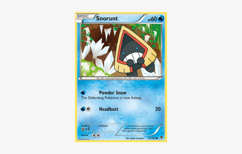 Plasma Blast Png - Snorunt Card, transparent png #2308437
