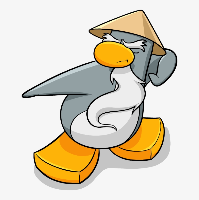 Club Penguin New Shadow Dojo Swf's - Sensei From Club Penguin, transparent png #2308472